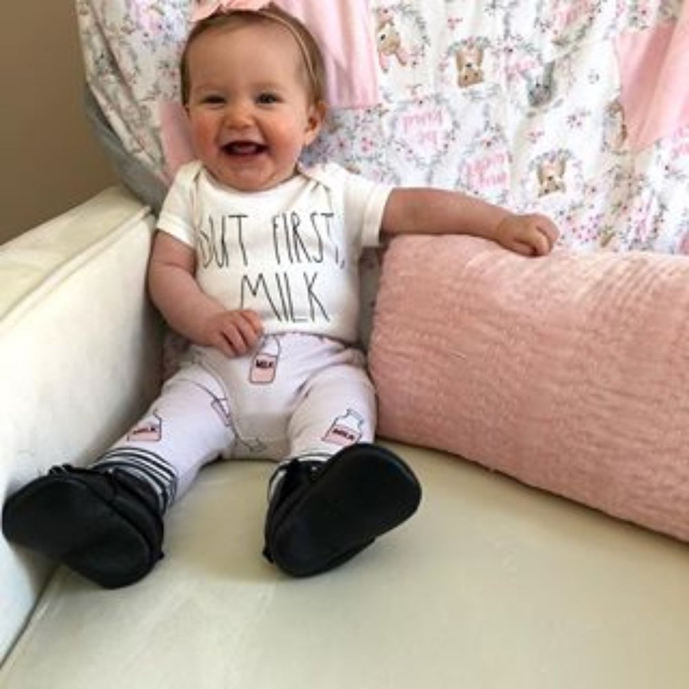 🆕️ RAE DUNN Baby 3pk Short Sleeve Bodysuit - Picture 2 of 7